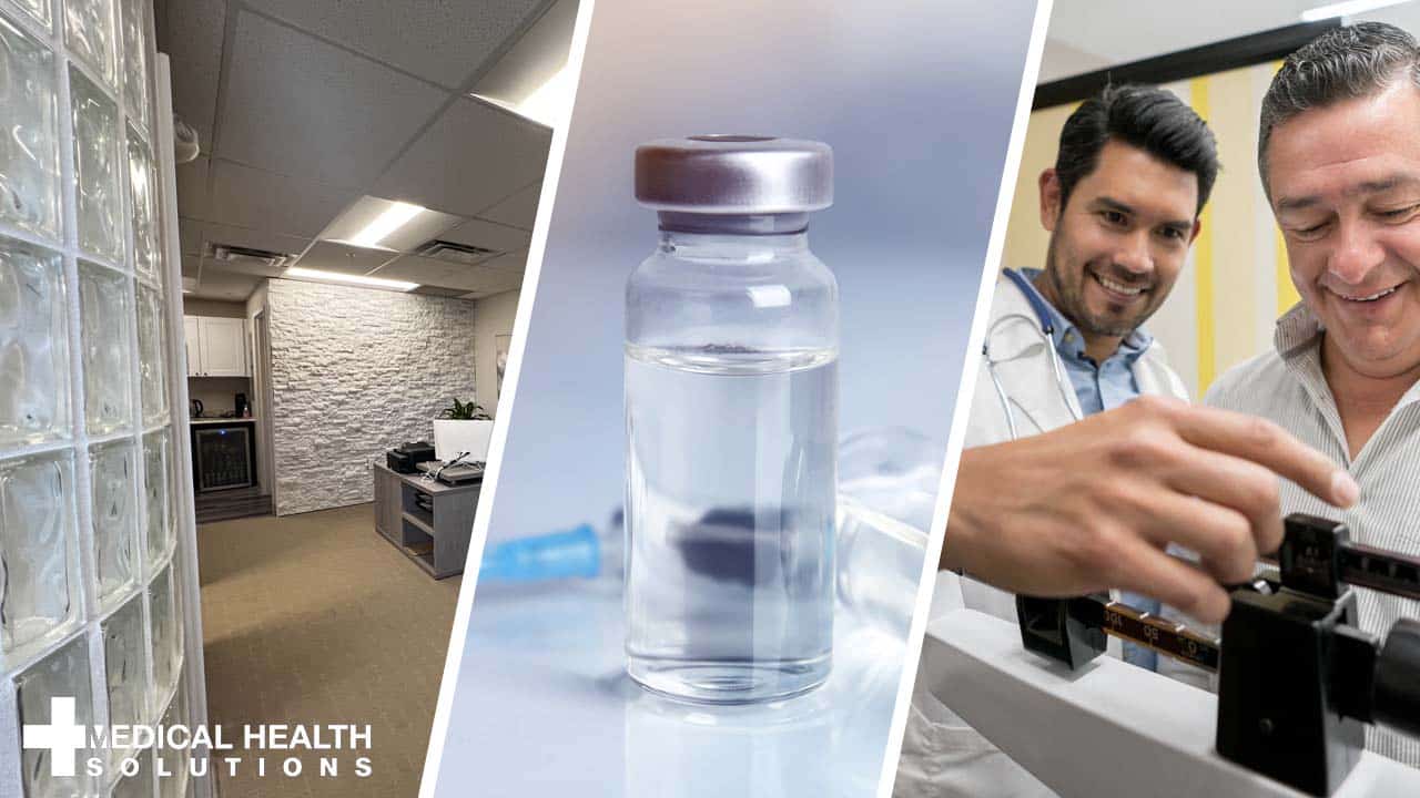 three images representing the patient's semaglutide success stories