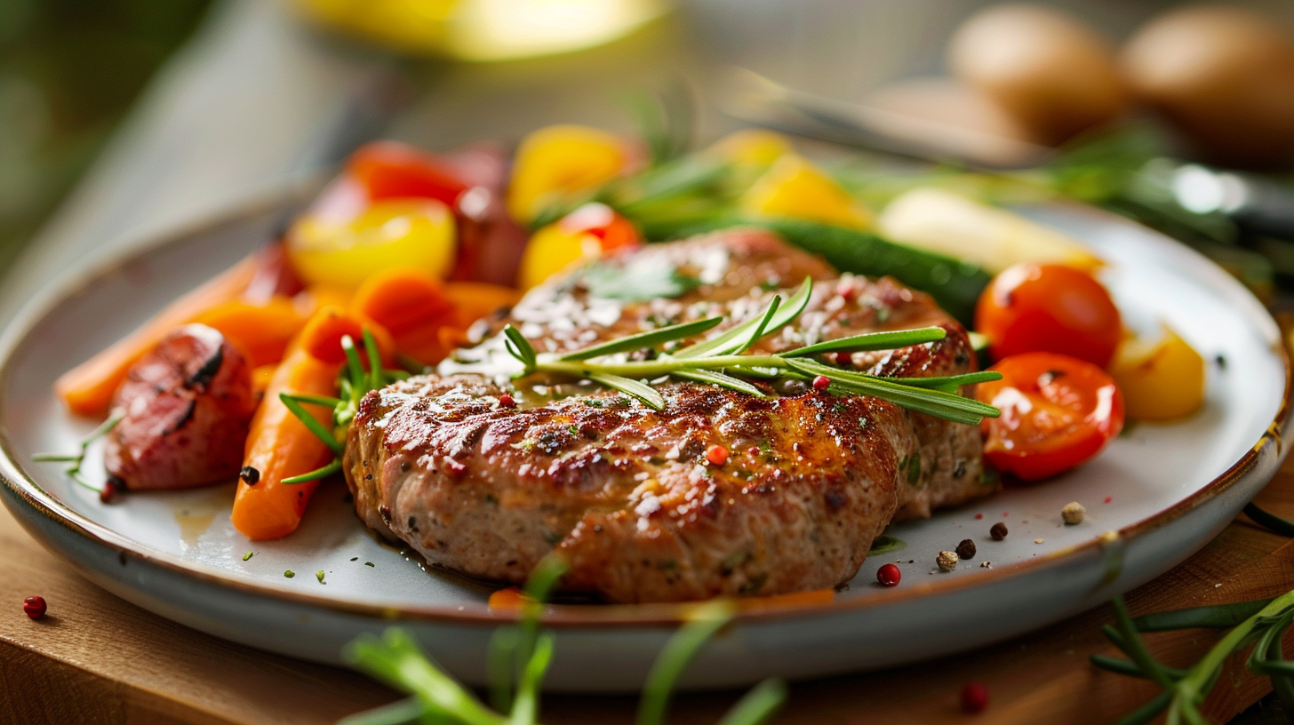 An image of a well-balanced meal.