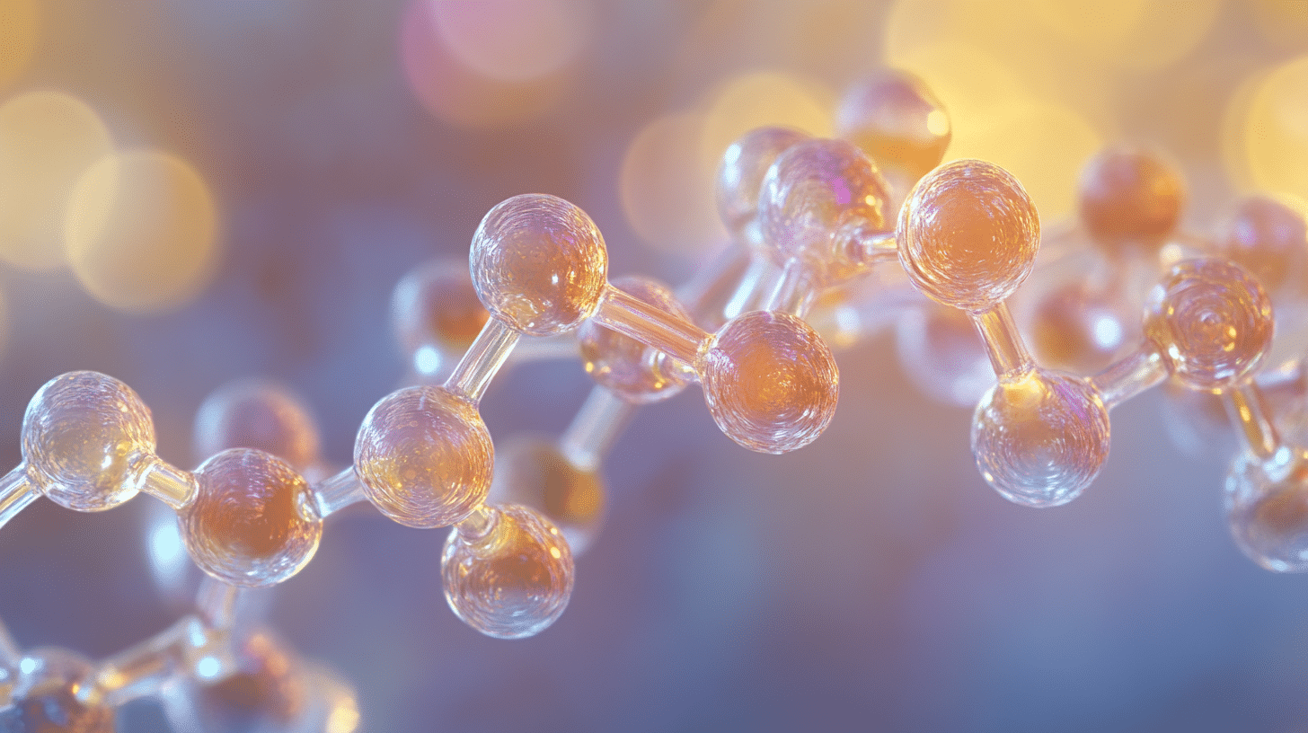 An image of a hormone structure, symbolizing the positive impact of regular exercise on overall health and wellness.