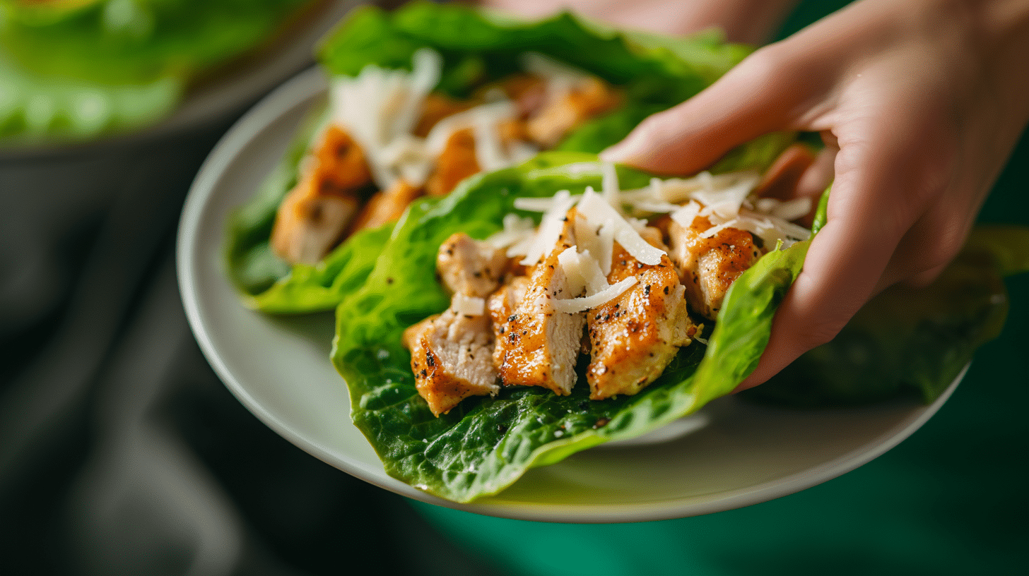 A healthy salad wrap indicating a balanced diet.